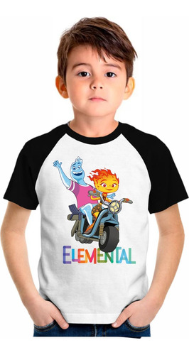Camiseta Elementos Filme Cinema Fogo Agua Gota Elemental